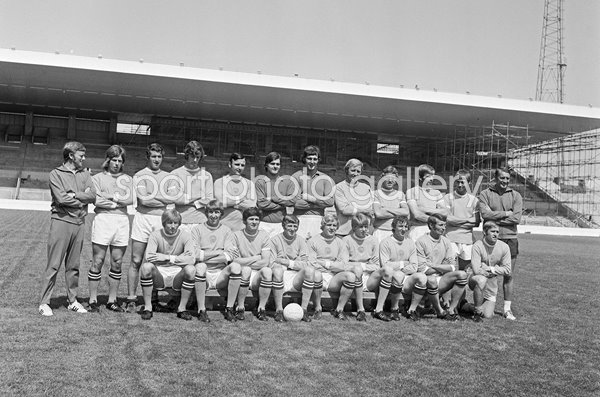 Manchester City Football Squad Maine Road 1971