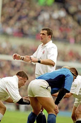 Martin Johnson England v Italy Six Nations Twickenham 2001