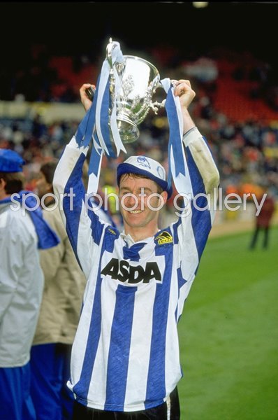 John Sheridan Sheffield Wednesday Rumbelows Cup Trophy Wembley 1991