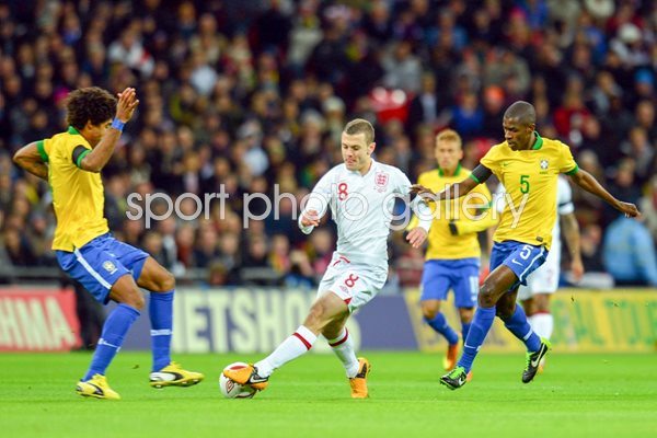 Jack Wilshere England v Brazil Wembley 2013