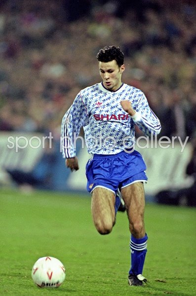 Ryan Giggs Manchester United v Crystal Palace Selhurst Park 1991