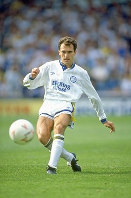 Tony Dorigo Leeds United v Sheffield Wednesday Elland Road 1991