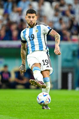 Nicolas Otamendi Argentina v Netherlands Quarter Final World Cup 2022