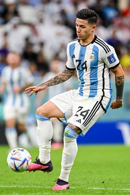 Enzo Fernandez Argentina v Netherlands Quarter Final World Cup 2022