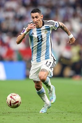 Angel Di Maria Argentina v France World Cup Final Qatar 2022