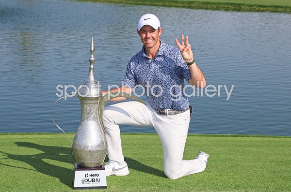 Rory McIlroy Northern Ireland Dubai Desert Classic Champion 2023