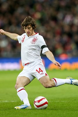 Leighton Baines England v Brazil Wembley 2013