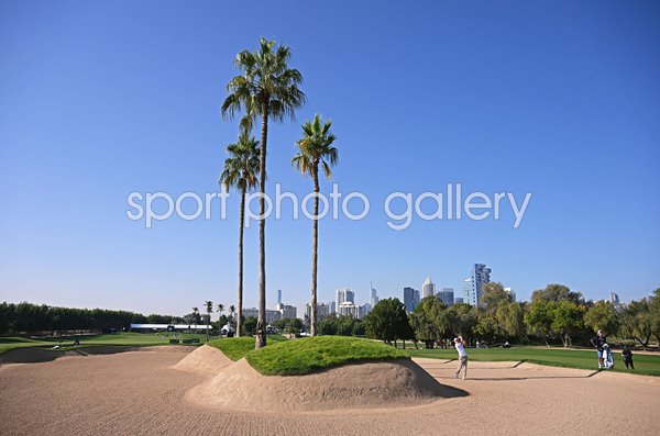 Bunker 6th Hole Emirates Club Dubai Desert Classic 2023