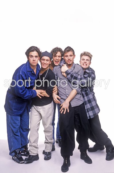Robbie Williams, Mark Owen, Howard Donald, Jason Orange & Gary Barlow Take That 1993