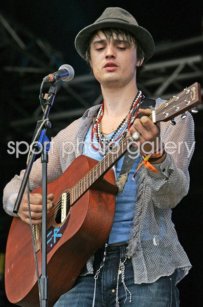 Pete Doherty Glastonbury Festival 2007 