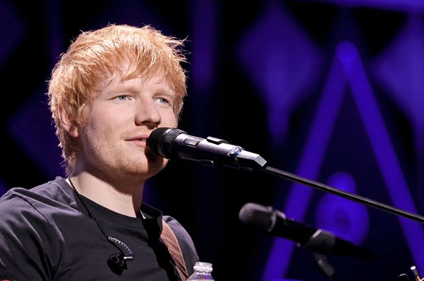 British musician Ed Sheeran performs onstage Jingle Ball New York 2021