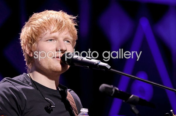 British musician Ed Sheeran performs onstage Jingle Ball New York 2021
