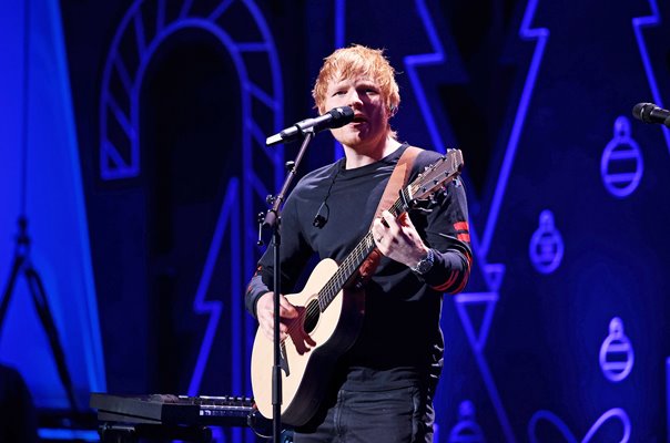 Ed Sheeran performs onstage Jingle Ball New York City 2021  