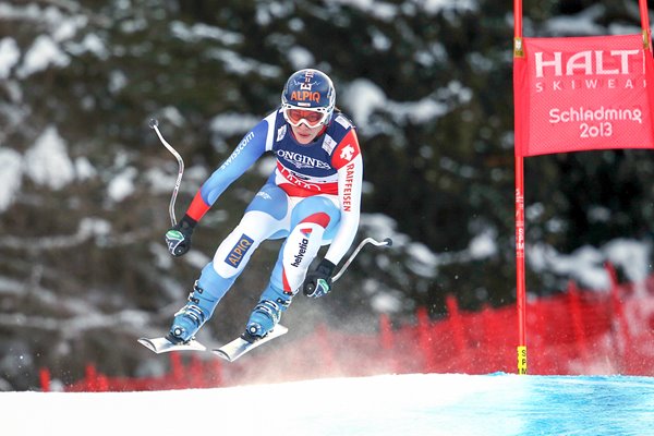 Dominique Gisin Switzerland Super Combined Worlds Austria 2013