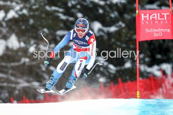 Dominique Gisin Switzerland Super Combined Worlds Austria 2013