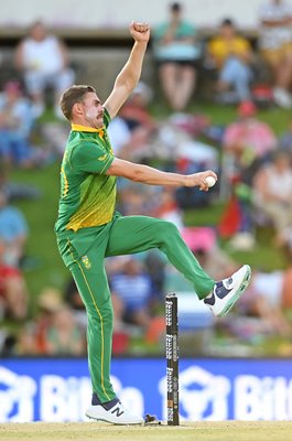 Anrich Nortje South Africa fast bowler v England ODI Bloemfontein 2023