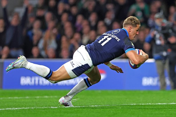 Duhan van der Merwe Scotland epic try v England Six Nations 2023