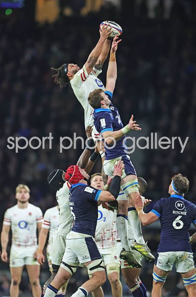 Lewis Ludlam England v Scotland Six Nations Twickenham 2023