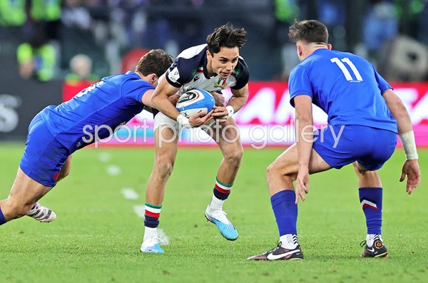 Ange Capuozzo Italy v France Six Nations Rome 2023