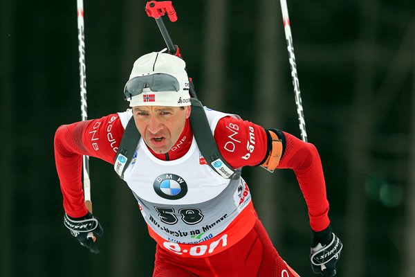 Ole Einar Bjoerndalen IBU Biathlon World Championship 2013