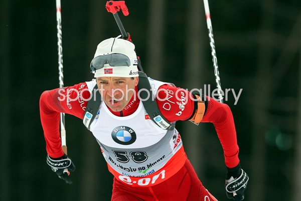 Ole Einar Bjoerndalen IBU Biathlon World Championship 2013