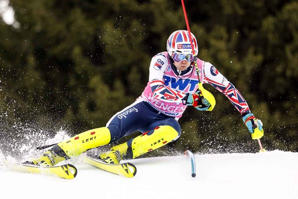 Dave Ryding Team Great Britain Ski World Cup Slalom Wengen 2023
