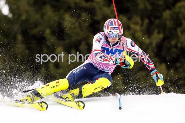 Dave Ryding Team Great Britain Ski World Cup Slalom Wengen 2023