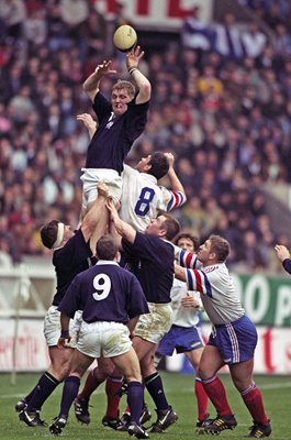 Doddie Weir Scotland v France Five Nations Paris 1997