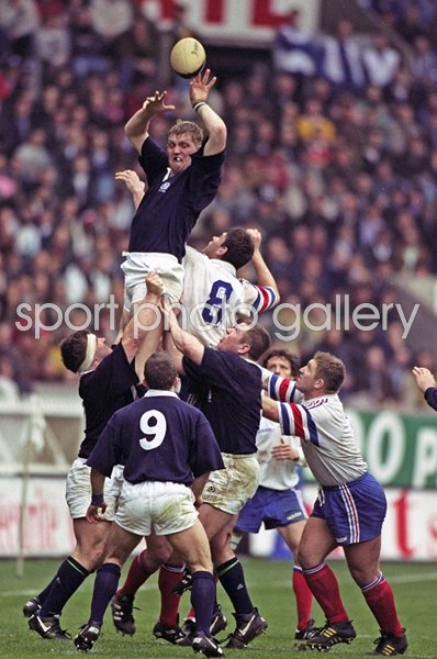 Doddie Weir Scotland v France Five Nations Paris 1997