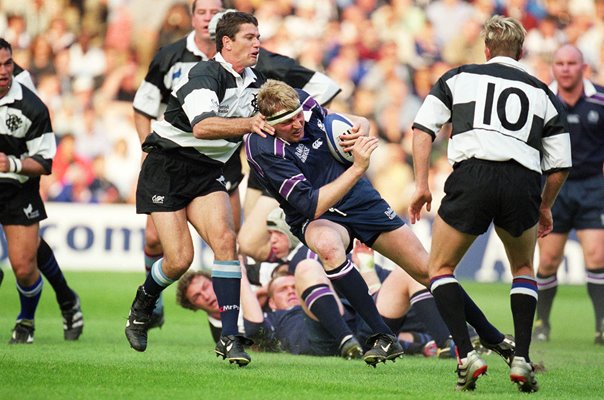 Doddie Weir Scotland v Joost Van Der Westhuizen Barbarians Murrayfield 2001