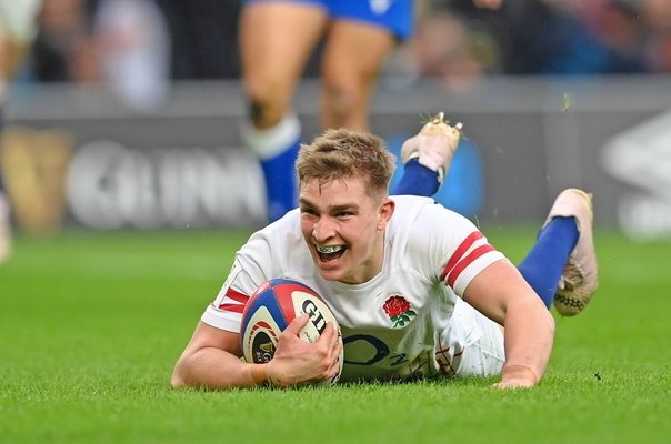 Jack van Poortvliet England scores v Italy Six Nations Twickenham 2023