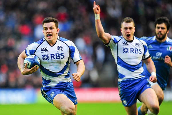 Matthew Scott scores Scotland v Italy 2013