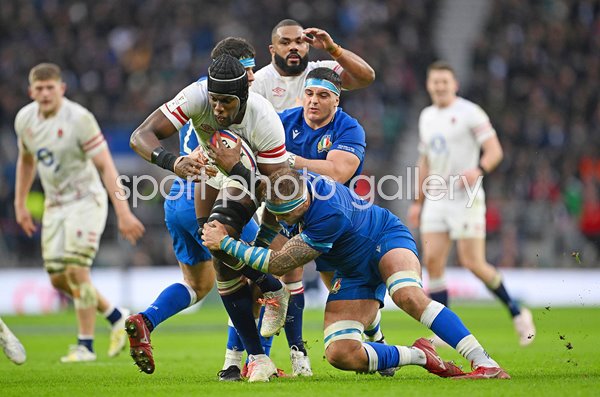 Maro Itoje England v Italy Six Nations Twickenham 2023
