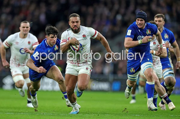 Ollie Lawrence England v Italy Six Nations Twickenham 2023