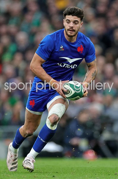 Romain Ntamack France v Ireland Six Nations Aviva Stadium 2023