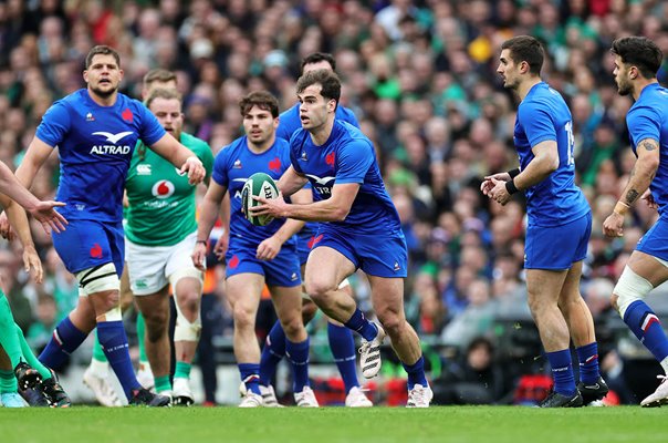 Damian Penaud France v Ireland Six Nations Dublin 2023