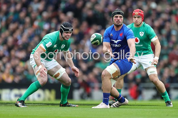 Gregory Alldritt France v Ireland Six Nations Dublin 2023