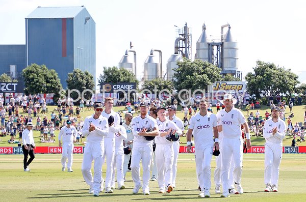 Ben Stokes England celebrates win v New Zealand Mount Maunganui 2023