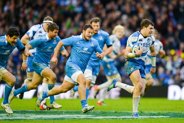 Sean Lamont scores Scotland v Italy 2013