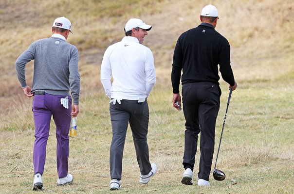 Justin Thomas, Rory McIlroy & Tiger Woods Genesis Invitational Riviera 2023