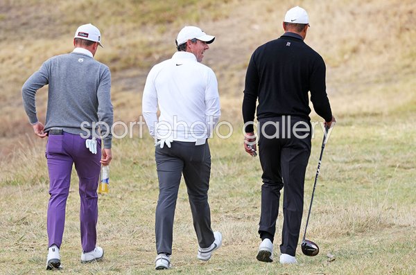 Justin Thomas, Rory McIlroy & Tiger Woods Genesis Invitational Riviera 2023