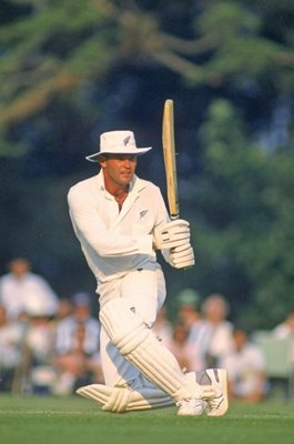 Martin Crowe batting for New Zealand 1990