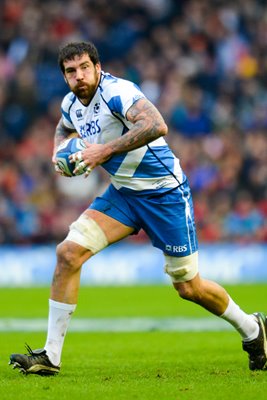 Jim Hamilton Scotland v Italy Six Nations 2013