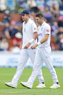 Stuart Broad & James Anderson England v New Zealand Wellington 2023