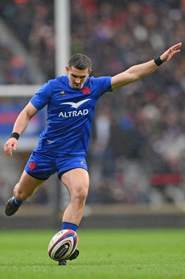 Thomas Ramos France kicks v England Twickenham Six Nations 2023