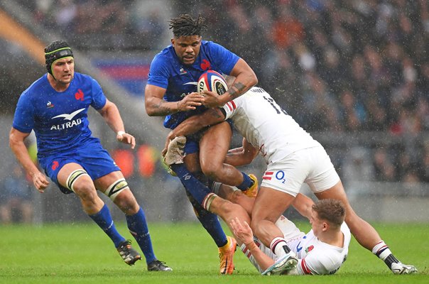 Jonathan Danty France v England Twickenham Six Nations 2023