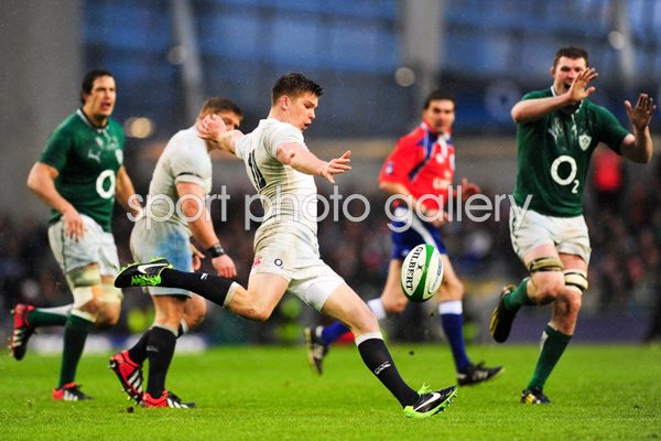 Owen Farrell England v Ireland Dublin 2013