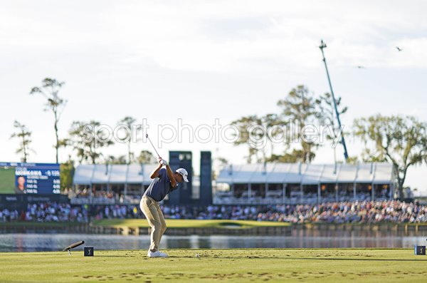 Collin Morikawa USA 17th Tee The Players TPC Sawgrass Florida 2023