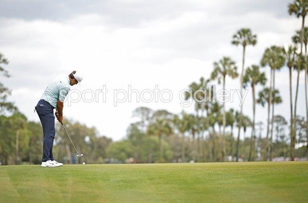 Scottie Scheffler USA 6th green Players Championship TPC Sawgrass 2023