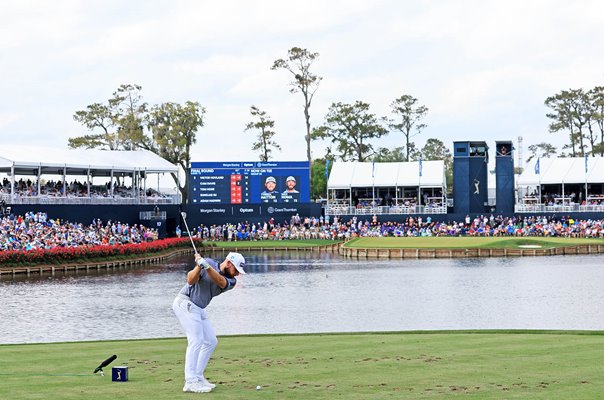 Tyrrell Hatton England 17th tee TPC Sawgrass Players Championship 2023